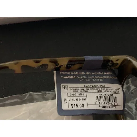 Universal Thread Women's Tortoise Print Cateye Blue Light Filtering Glasses - Picture 6 of 9